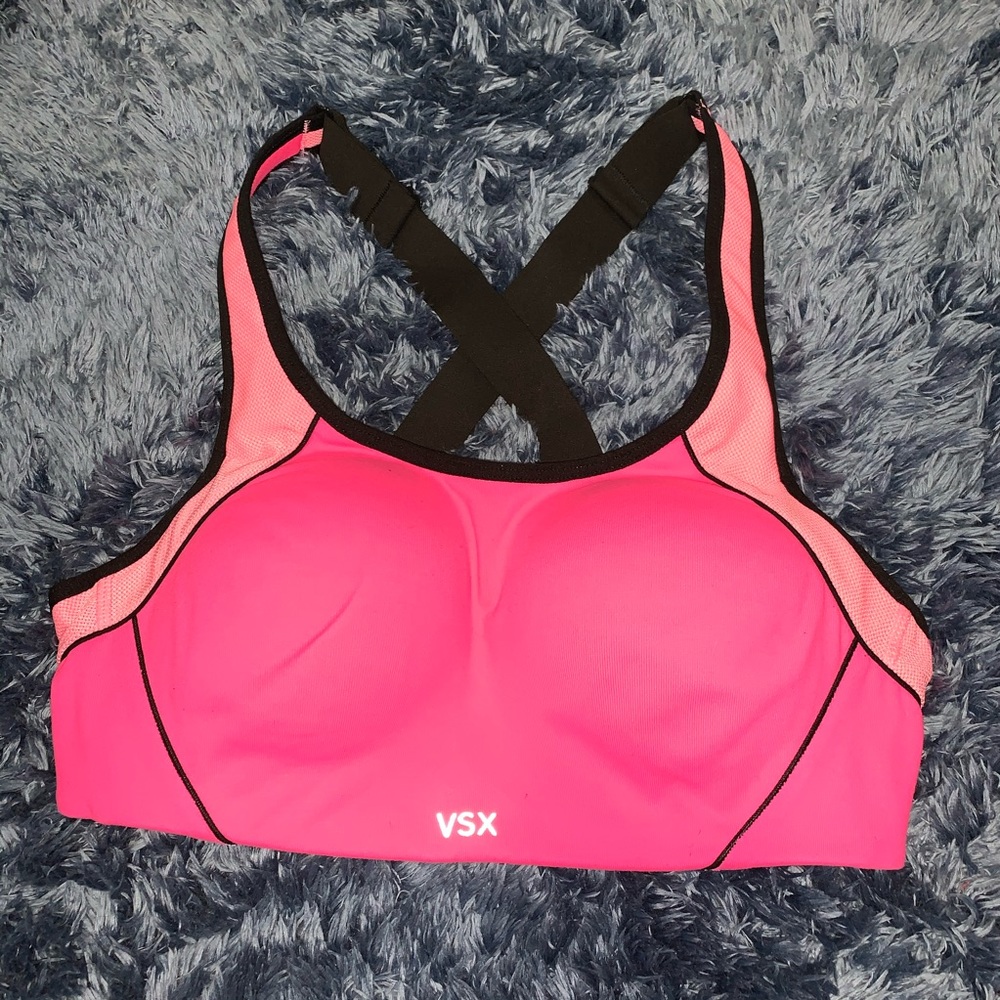 VSX pink sports bra
